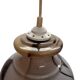 Vintage French goblet-shaped pendant lamp