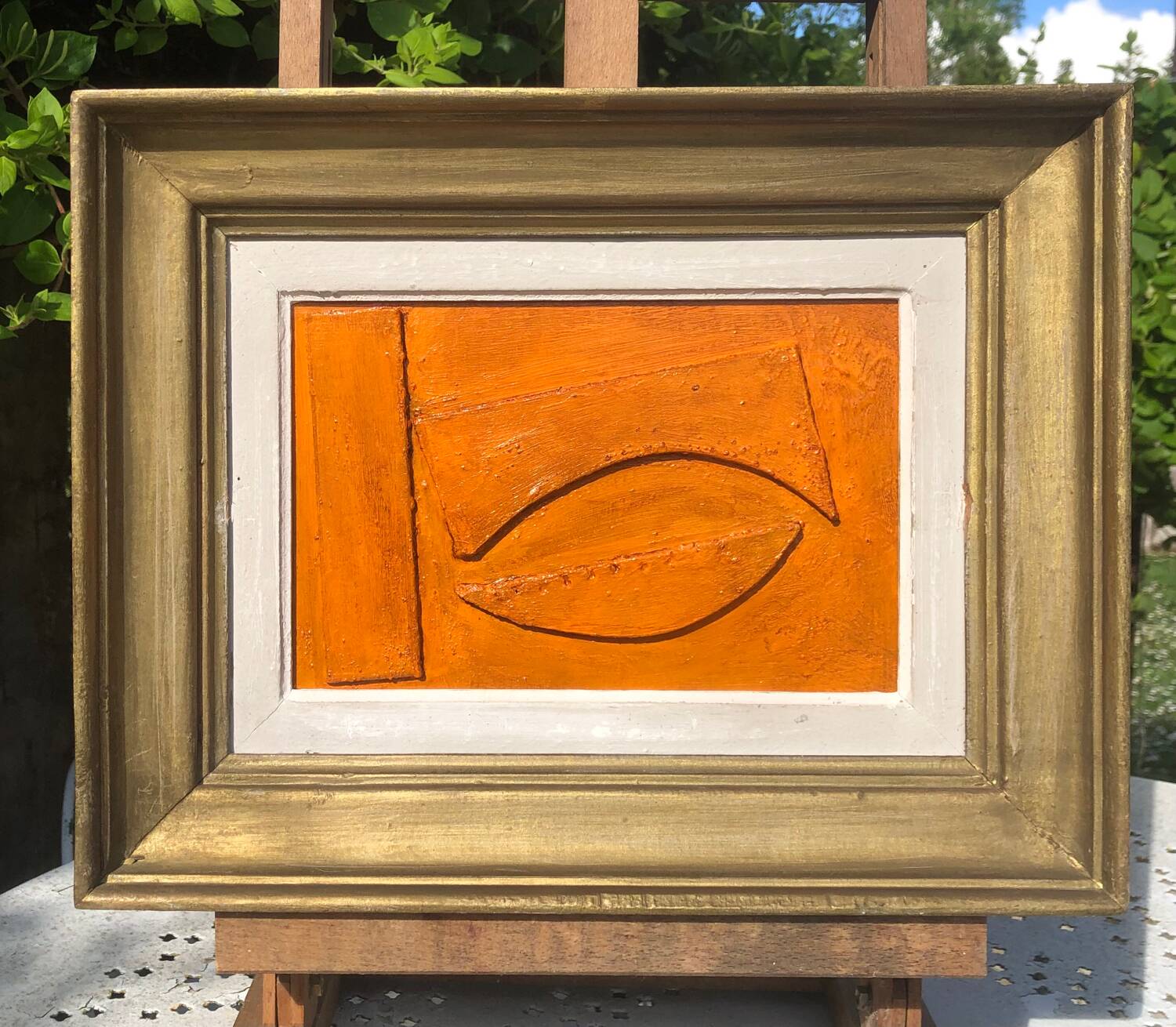 Monochrome painting