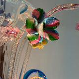 Venetian chandelier in multicolored Murano glass, circa 1930