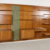 Système mural modulable teck scandinave années 60'