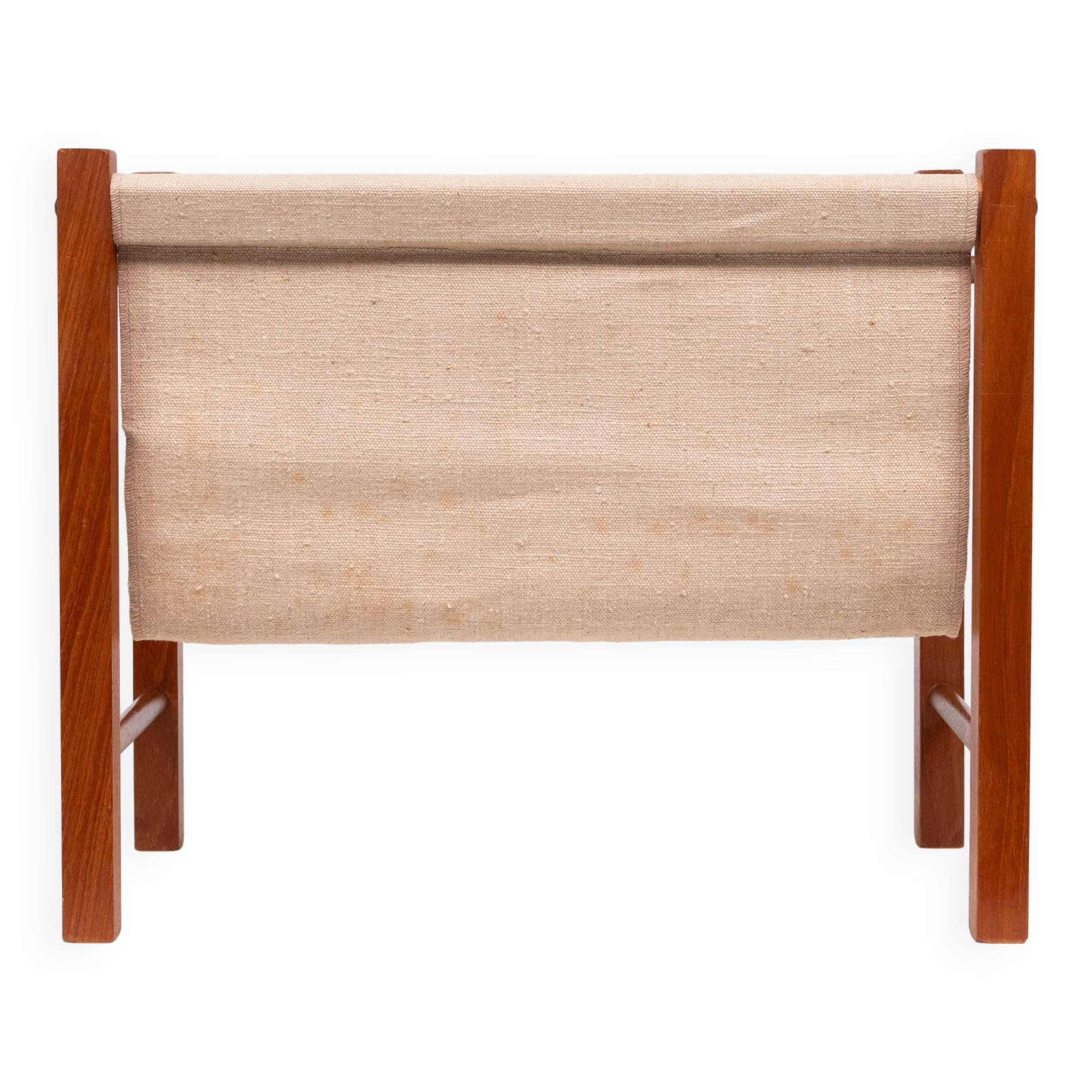 Scandinavian Teak Magazine Rack 1960s