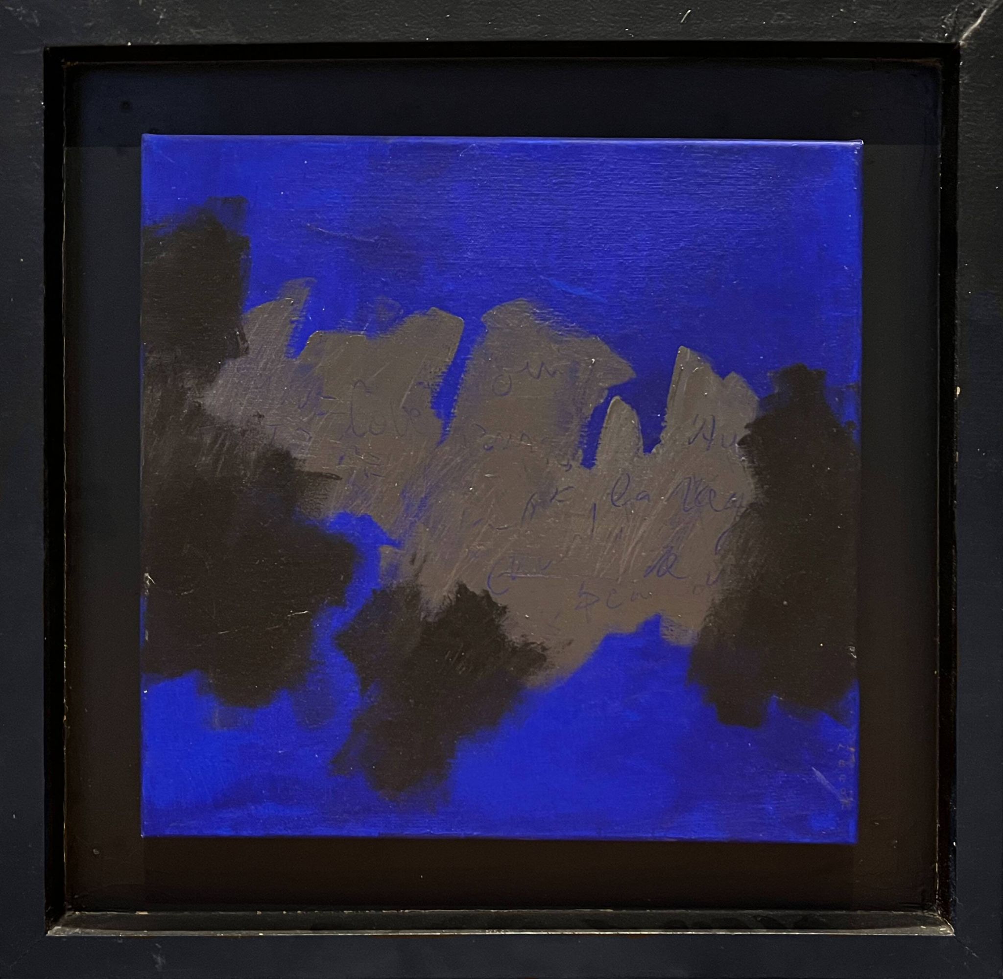 " Les mots bleus" par Monique Brot