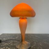 Glass paste mushroom lamp