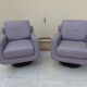 Pair of Italian design armchairs made in Italy