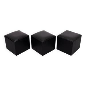 Ensemble de 3 poufs cubes - hollande