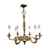 Lustre louis XVI en bronze dorée