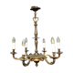 Louis XVI gilded bronze chandelier