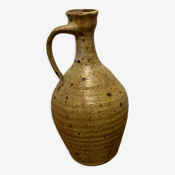Pyrite stoneware vase signed GRM