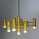 Gaetano Sciolari geometric chandelier, 9 lights, Italy, 1970s
