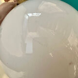 Vintage light fixture Opaline ceiling lamp