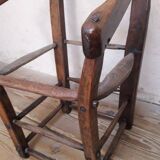 Old country folk art armchair