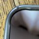 Metal hanging barber mirror