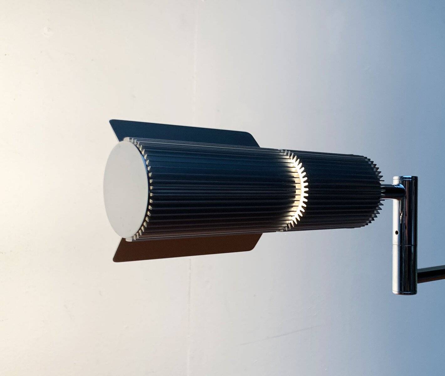 Lampe de table Haloprofil de l'ère spatiale vintage par V. Frauenknecht pour Swisslamps International, années 1970