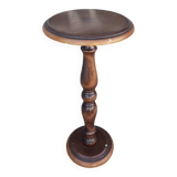 Wooden saddle column