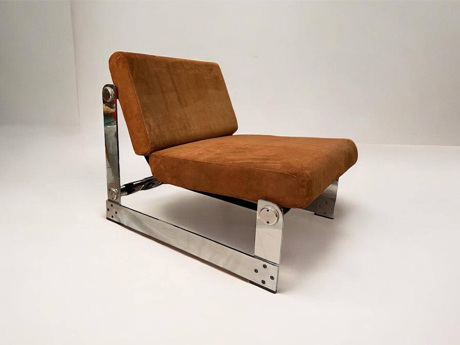 Set of 2 Lounge Chairs by Gilles Bouchez for Airborne, 1972