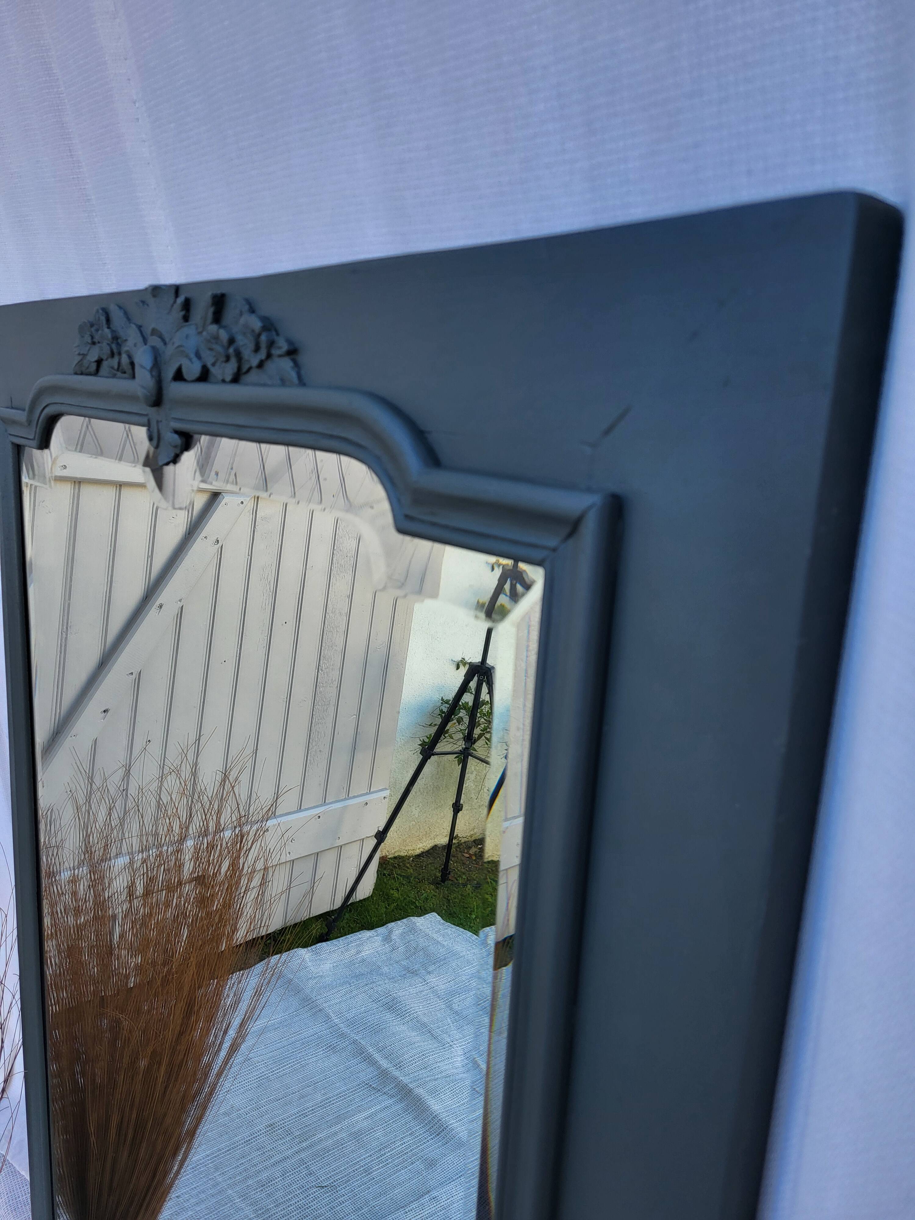 Antique beveled mirror