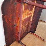 Mahogany side table with shutters