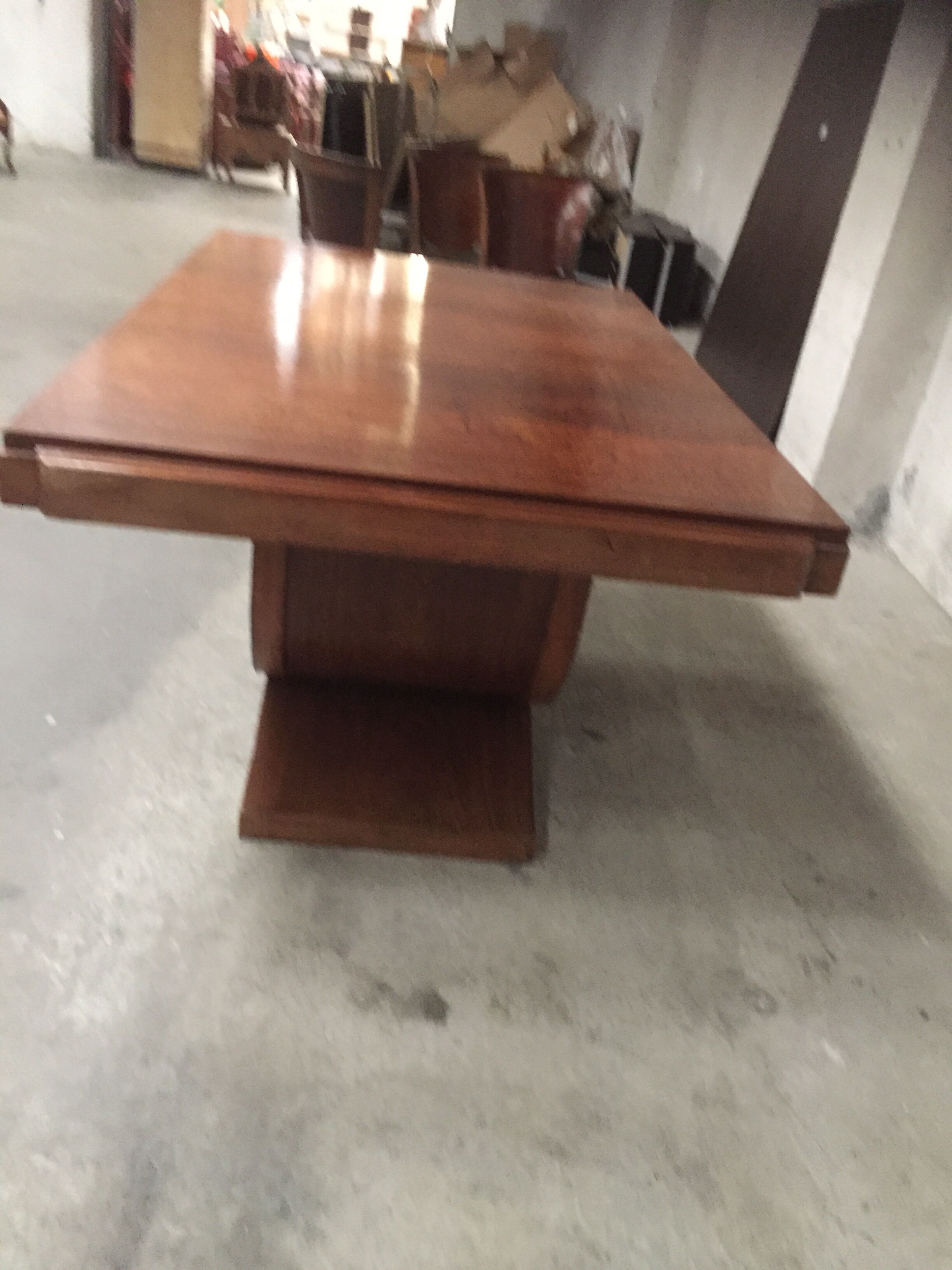 Set table and 6 chairs art deco