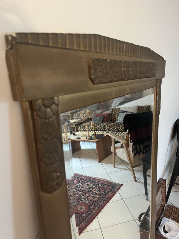 Miroir ancien art déco