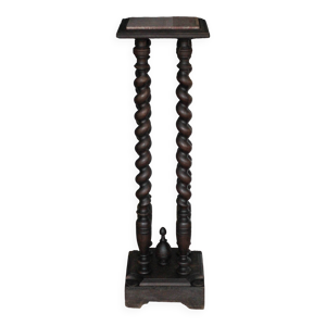 Sellette bois et marbre