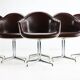 Chaises Dax par Ray and Charles Eames pour Vitra, 1960s, Set de 6