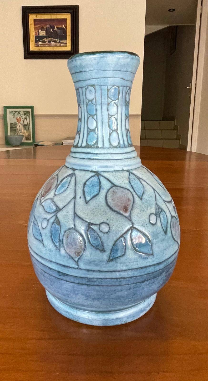 Vase en céramique émaillé, Danuta Le Hénaff