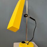 Lampe de bureau fluorescente vintage jaune