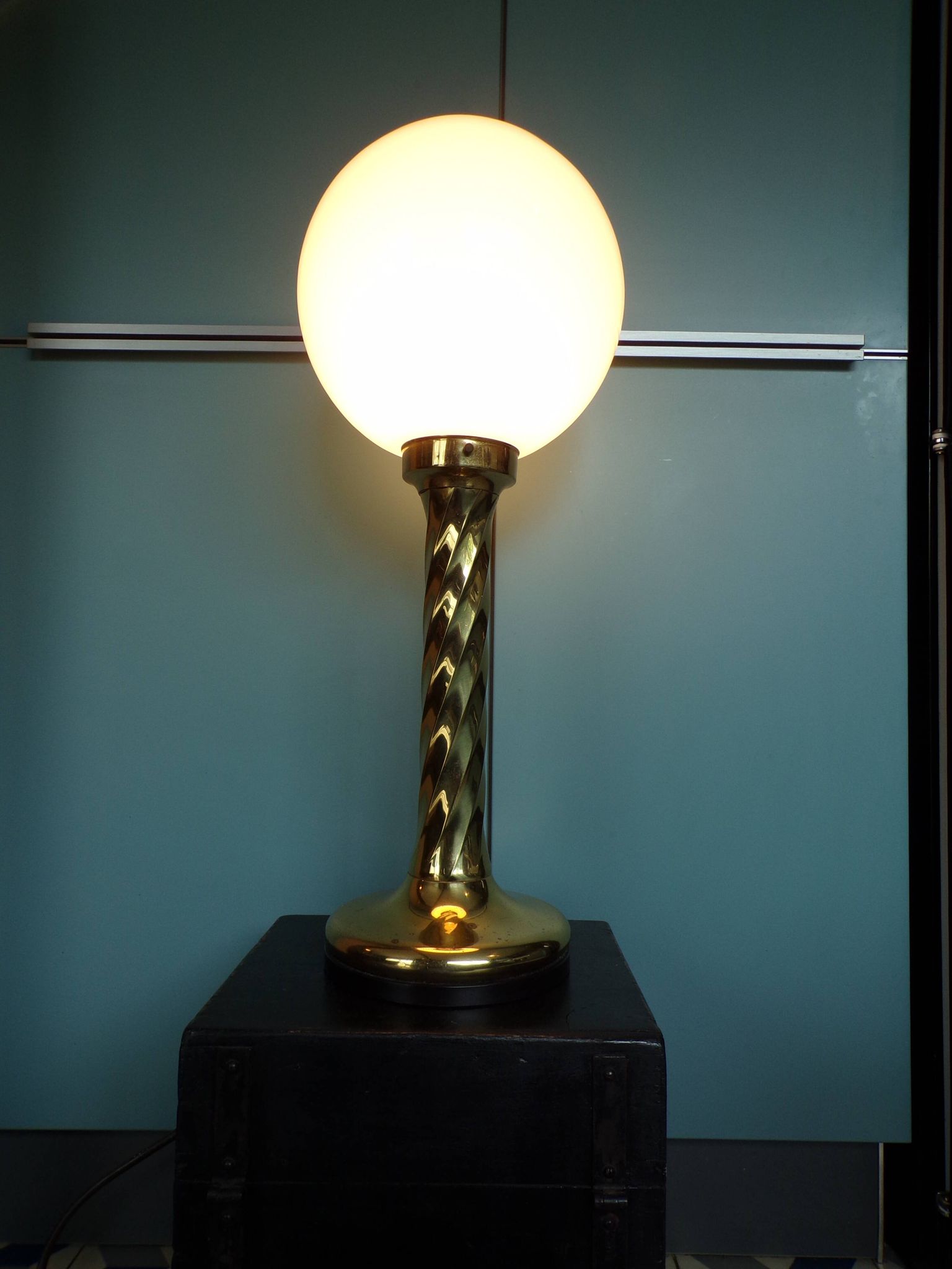 Hollywood regency lamp by Rogo Leuchten