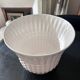 large white earthenware planter