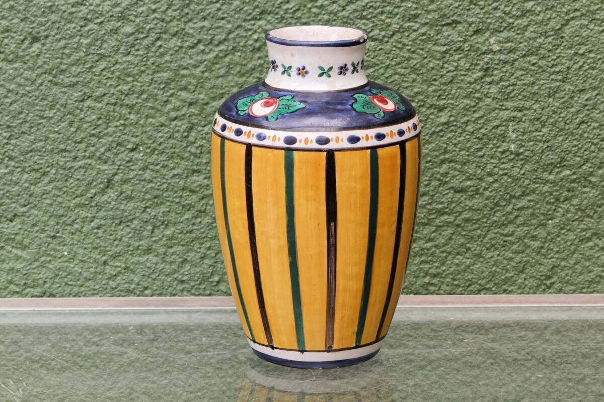 Glazed terracotta vase, signed Alfred Renoleau, 1930s.