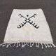 Small traditional handmade Berber rug 100-200 cm