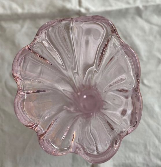 Pink vintage vase