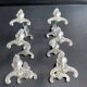 6 Large knife rests – Cailar Bayard – Silver-plated metal