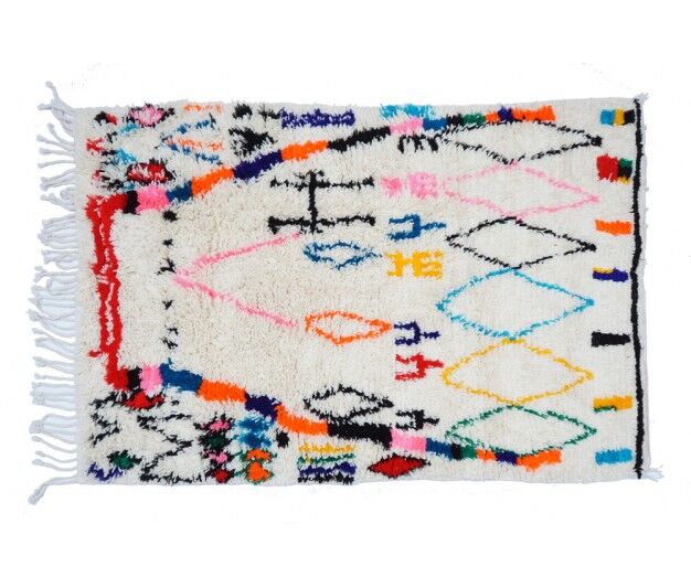 Colorful Berber carpet 176x125cm