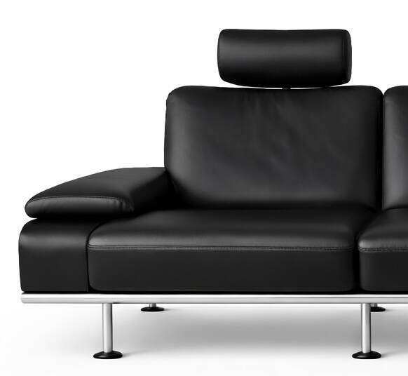 3-seater leather sofa