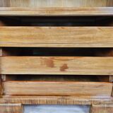 Art decò sideboard in thuja and walnut