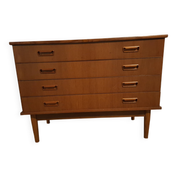 Scandinavian teak chest of drawers, 1960s design