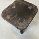 Vintage brutalist stool