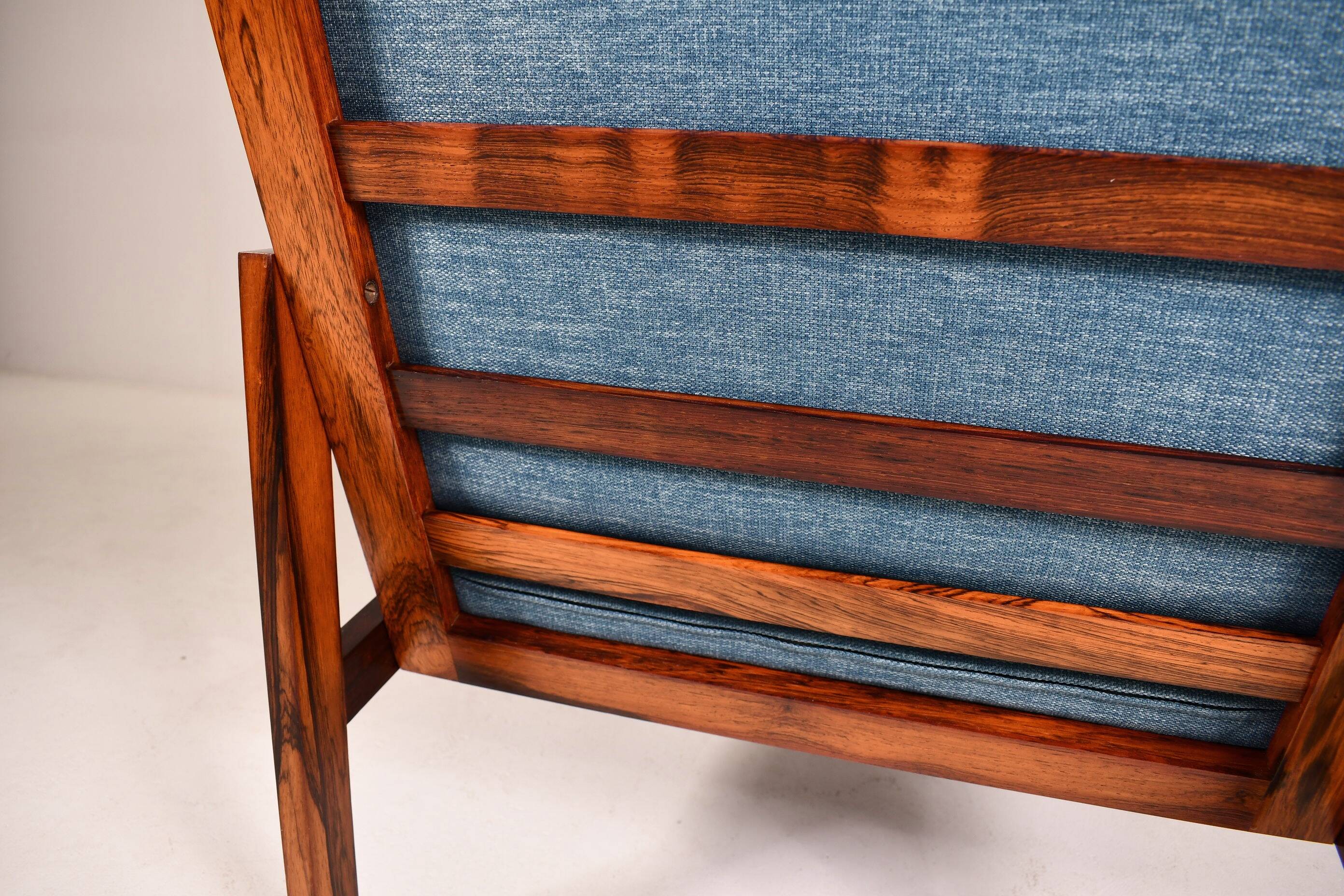Fauteuil Capella par Illum Wikkelso pour Niels Eilersen. 1959.