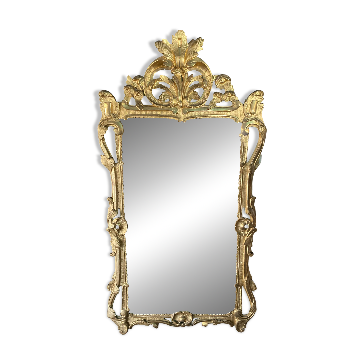 Provencal mirror in gilded wood, Louis XV period