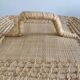 Vintage wicker suitcase