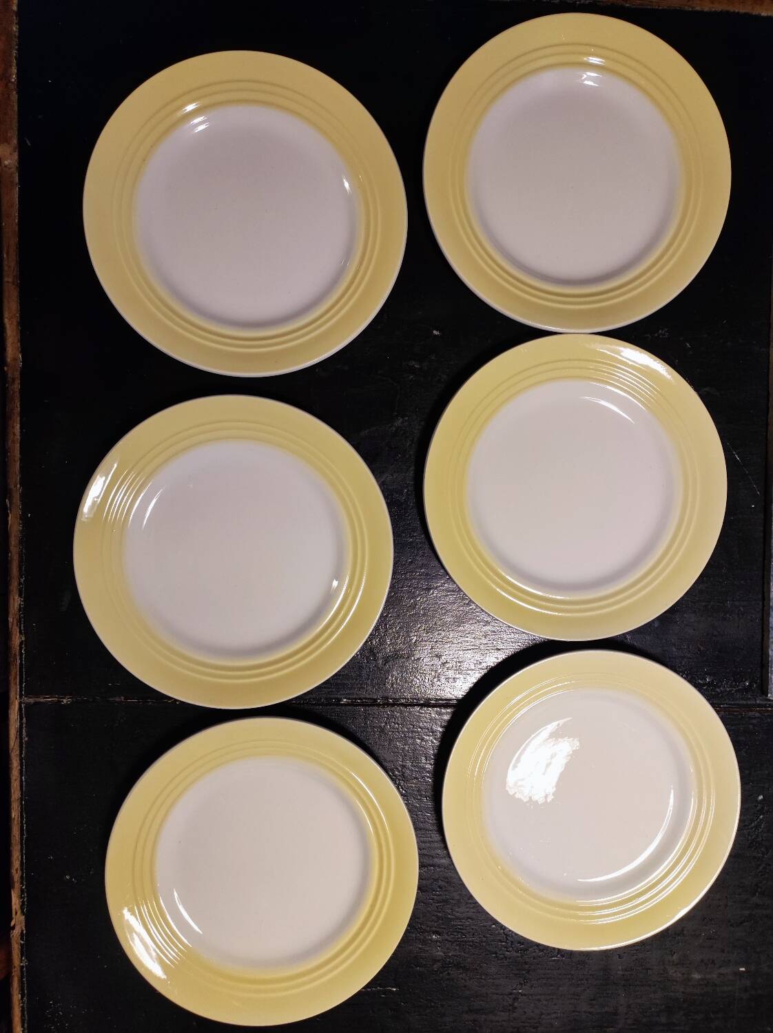 6 Dessert plates, Céranord