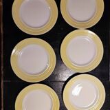 6 Dessert plates, Céranord