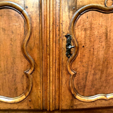 Louis XIV style sideboard in solid walnut