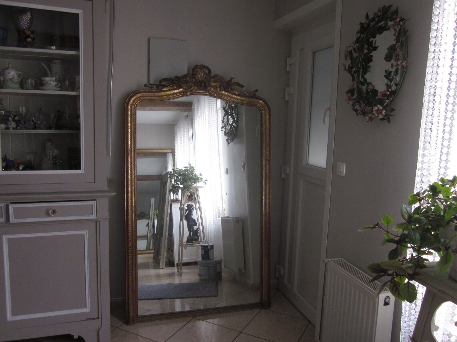 large mirror gilded XIX 2mx120cm