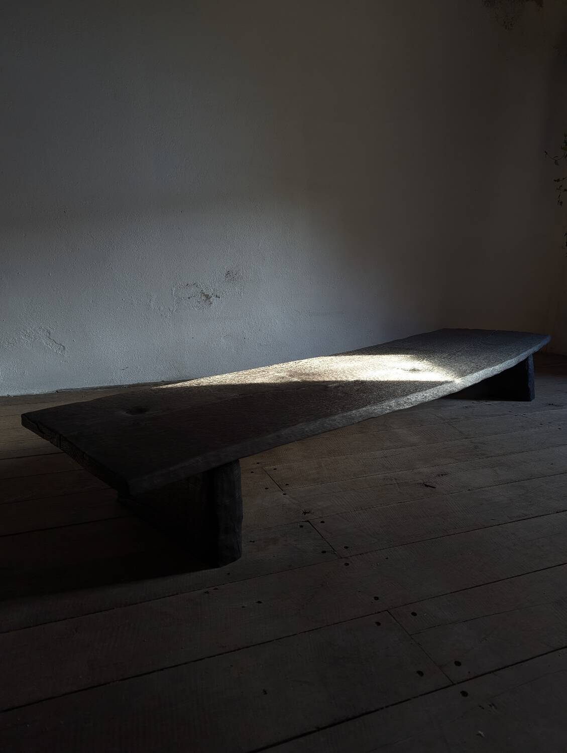 Burnt oak coffee table