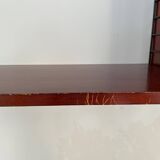 Vintage double string shelf with cabinet