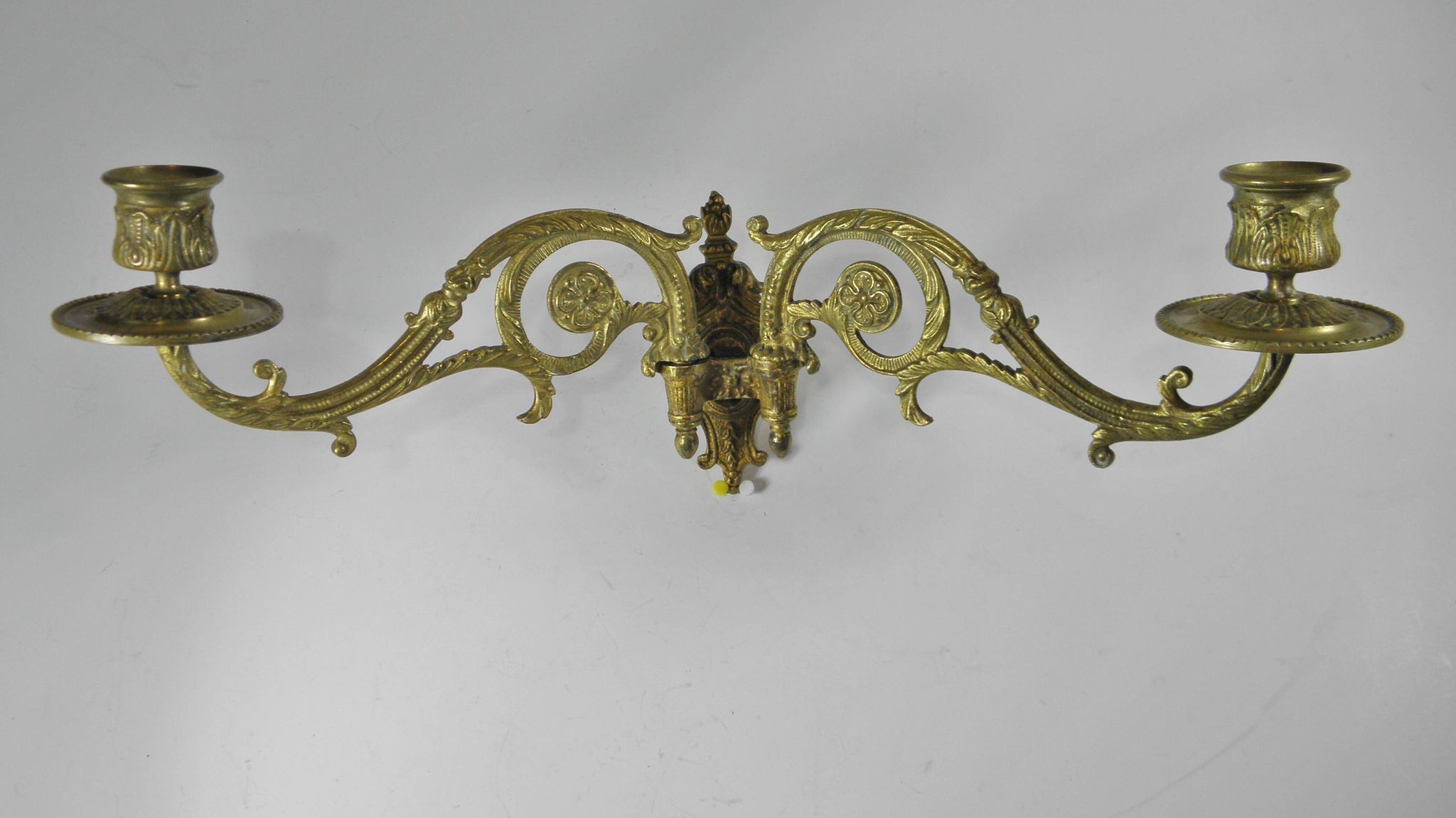 PAIR OF BRONZE WALL LIGHTS/CHANDELIERS