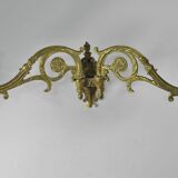 PAIR OF BRONZE WALL LIGHTS/CHANDELIERS