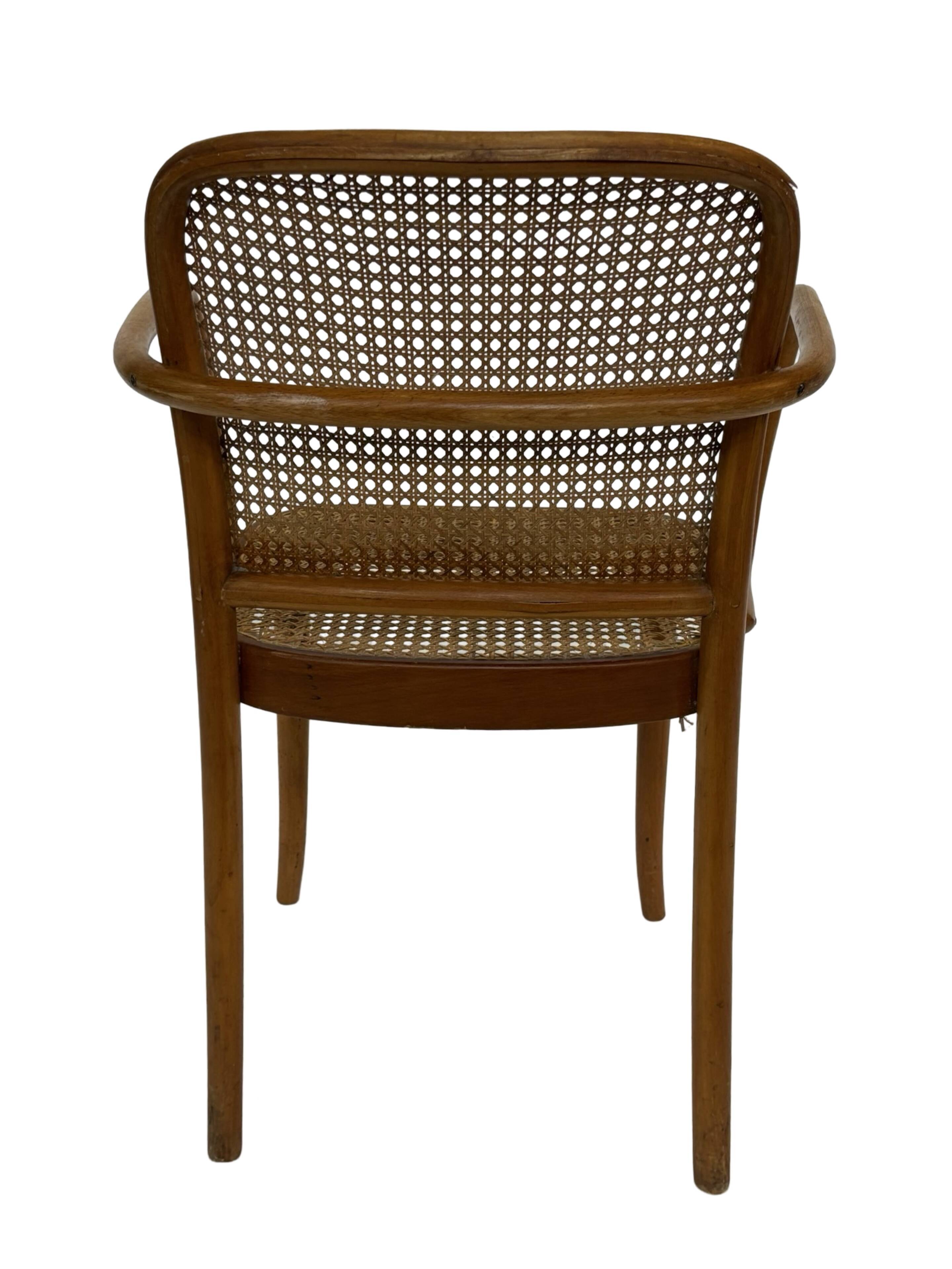 Chaise vintage modèle 811 / Chaise Prague de Josef Hoffmann pour Ligna 1950